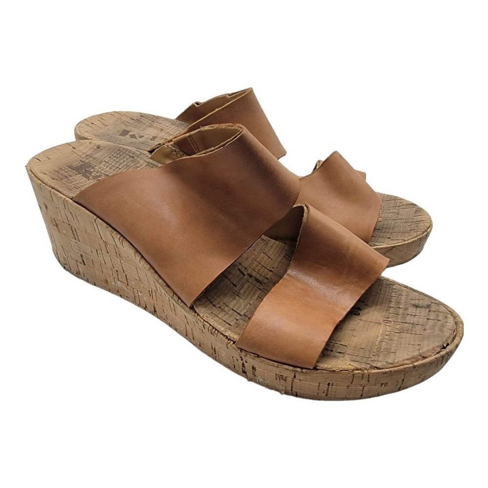 Korks Shoes Womens Deltona Wedge Sandals Size 10